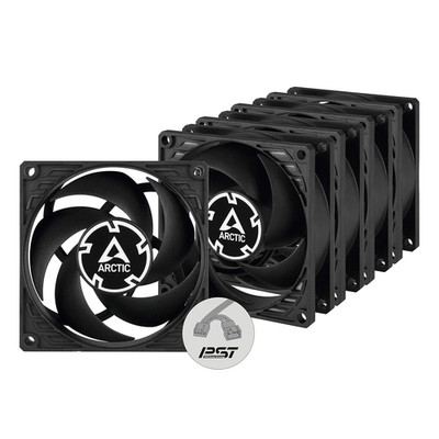 P8 PWM PST (5 Pack) - PC Fans, 80Mm Case Fan with PWM Sharing Technology (PST),