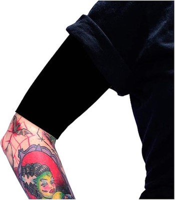 Half Arm Tattoo Cover Up Sleeve Blocks 98% of Harmful UV Rays