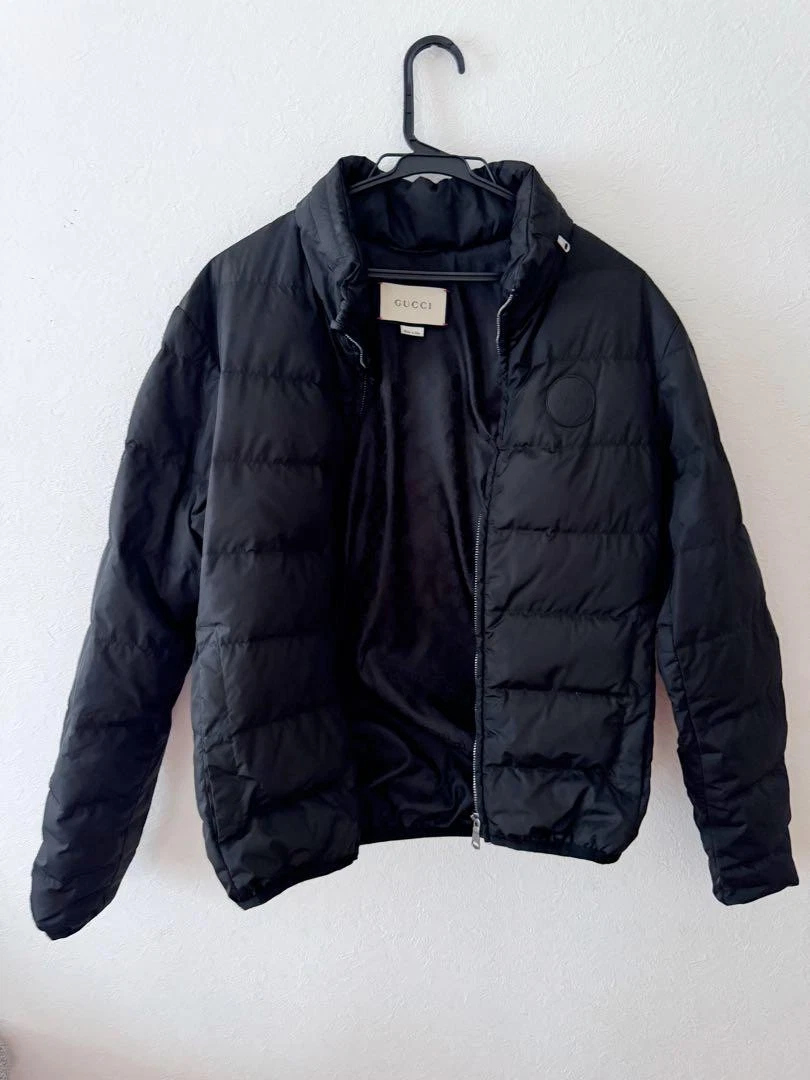 Gucci piumino nero zip vestibilità standard ottimo usato donnaa ta