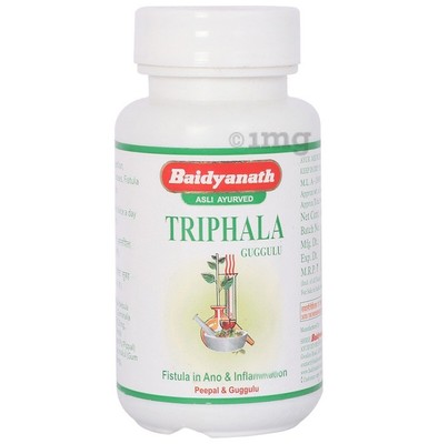 Baidyanath Triphala Guggulu For Piles & Fissures 80 Tabs