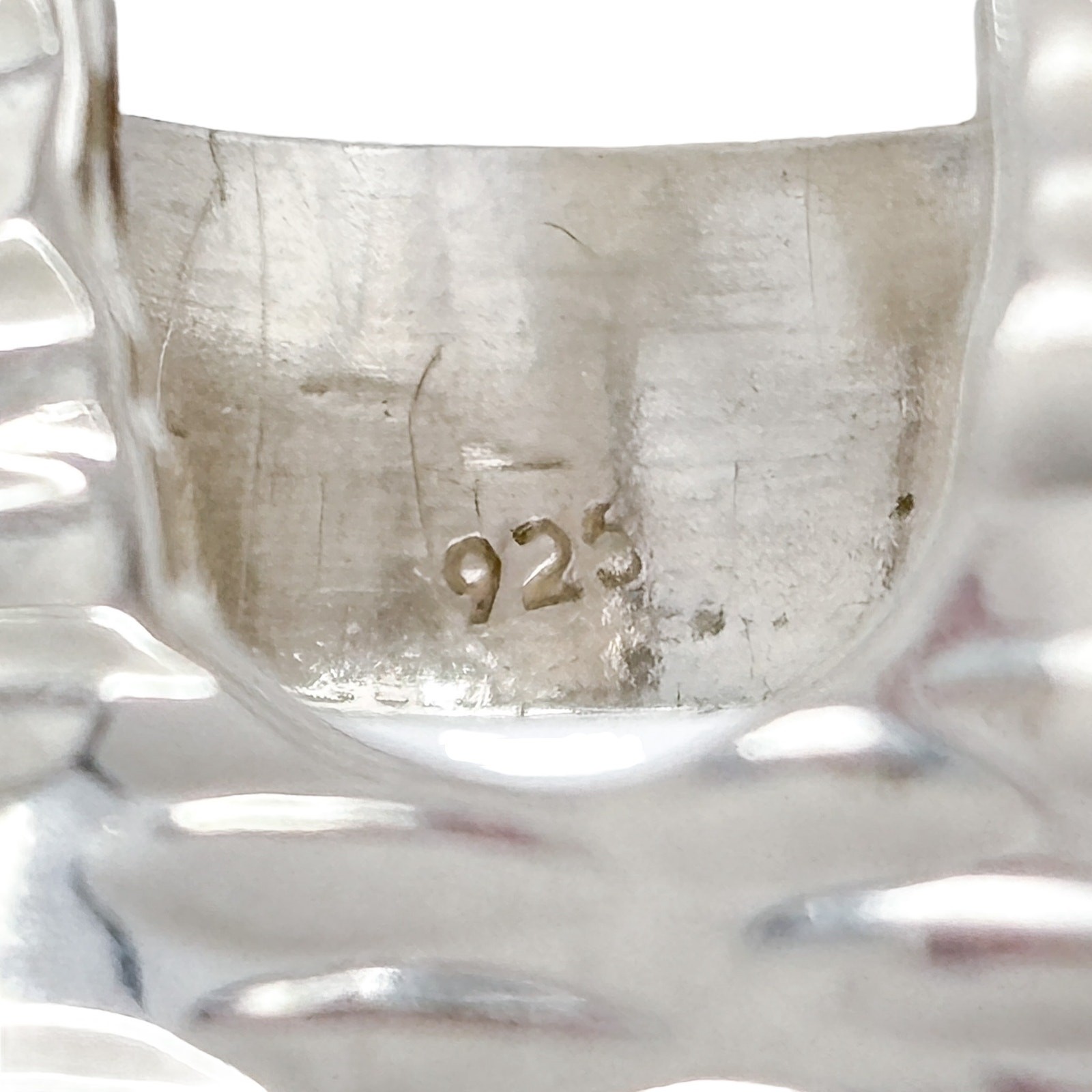 Hammered Oval Disk Statement Ring | Vintage Sterl… - image 6