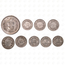 Switzerland Coins Collection &ndash; Mixed Years &ndash; Mixed Denominations