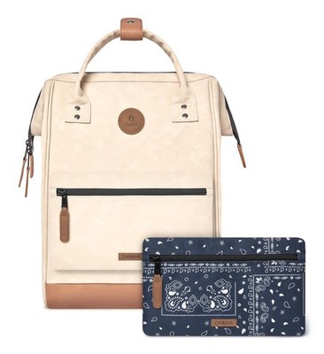 CABAIA Adventurer Vegan Nubuck Backpack M Rucksack Andenne beige Neu