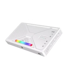 RGB LED Video Light Rechargeable Photography Fill Light W/ Cold Shoe Mount EADO