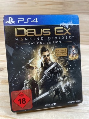 PS4 Spiel   Deus Ex Mankind Divided Day One Edition Steelbook   Playstation #B27