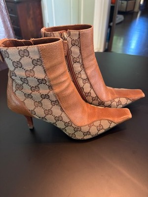 gucci logo boots women 6.5