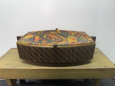 Vintage Salton Hotray WB-5 Bread Bun Warmer PaisleyCover Original MCM New In Box