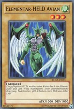 YuGiOh Elementar-HELD Avian (V.1) LCGX-DE001 Common Good 1st
