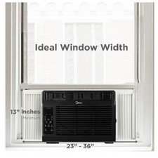 Midea MAW06R1WBL 6,000 BTU 115V Window Air Conditioner with ComfortSense Remote
