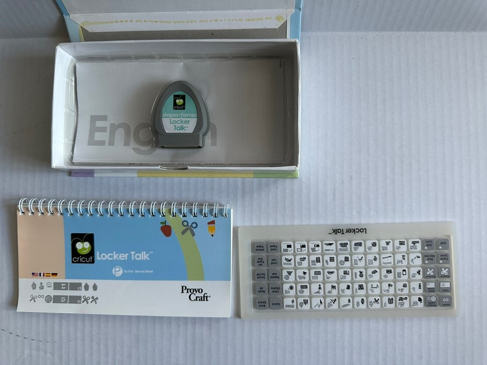 3 Cricut Cartridges Storybook, Locker Talk, Christmas Cheer eBay