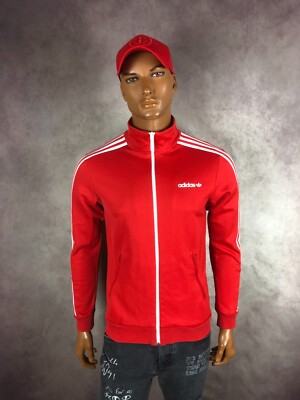 Adidas Originals EUROPA TT Beckenbauer Track Top Red BR6955 Jacket