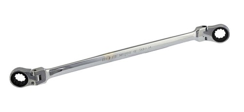 Llave inglesa/llave de anillo de trinquete flexible extra larga de Britool Hallmark V2 - Imagen 4 de 6