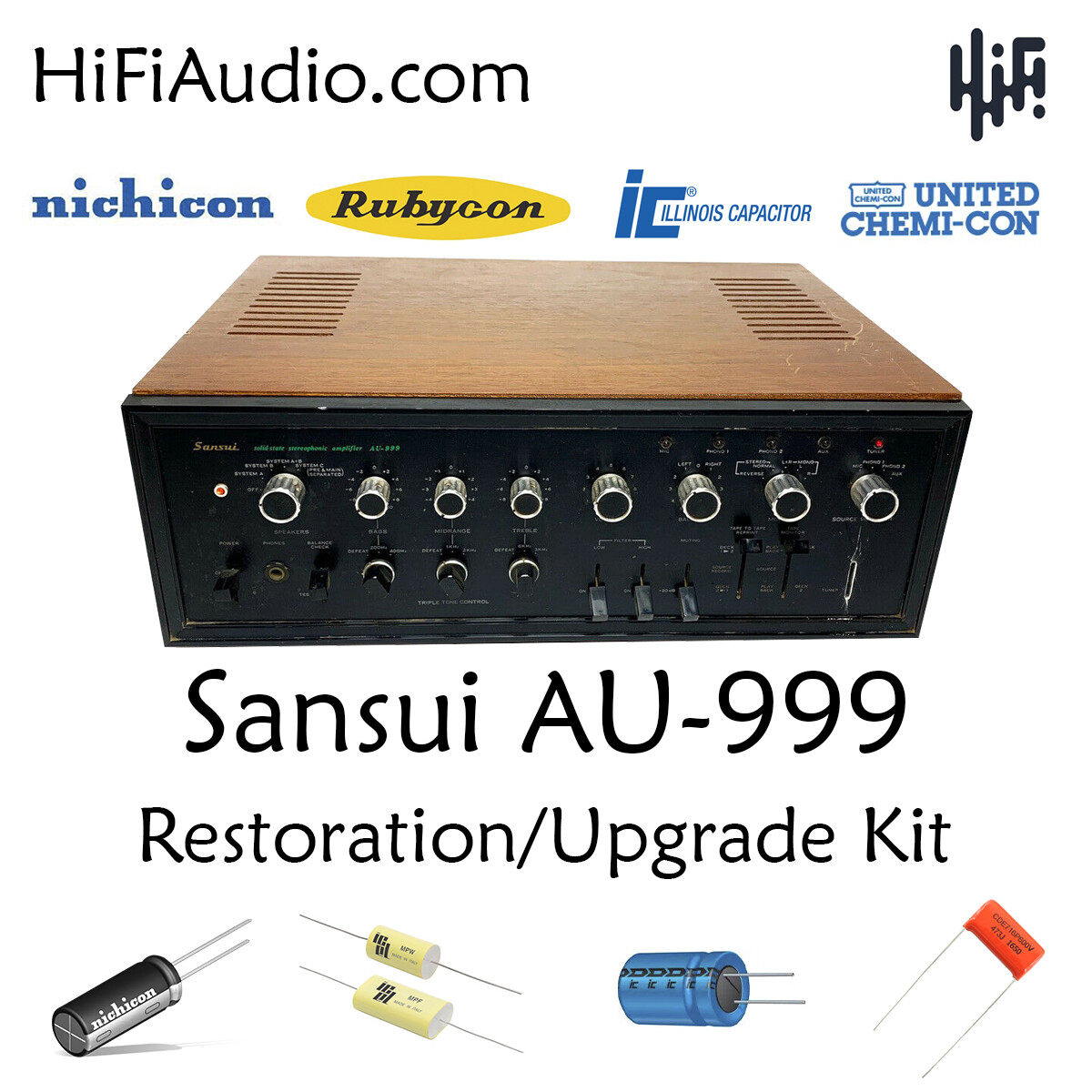 SANSUI　au-999 プリメインアンプ　オーバーホール済み！大好評！ フルメンテ済 名機！SANSUI サンスイ プリメインアンプ AU-999