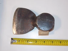 Vtg N.O. Gruner 3.5" Single Bit Axe Hatchet Head 1lbs 6.3oz