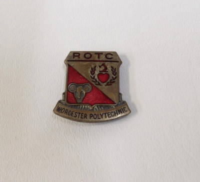 ROTC Worcester Polytechnic Enameled Pin