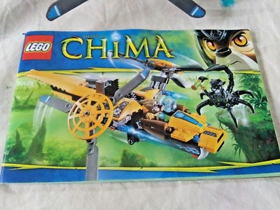 Legends of Chima Lego Set Lavertus' Twin Blade #70129 with Booklet