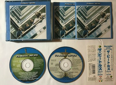 THE BEATLES 1967-1970 2 CD Japan W / OBI Toshiba EMI TOCP-51129-30