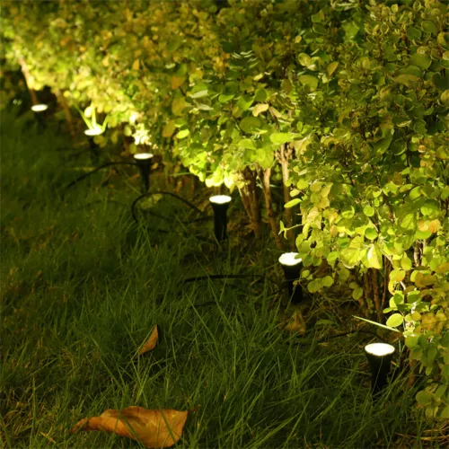 10 IN 1 Solar LED Spot Light Outdoor Garden Landscape Spotlights Lamp Waterproof - Picture 6 of 11