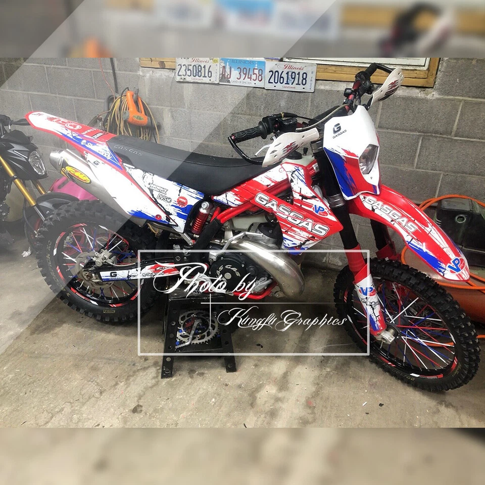 Kungfu Graphics Custom Decal Kit for GAS GAS EC 125 200 250 300 2011 2012 2013 - Imagem 2 de 4