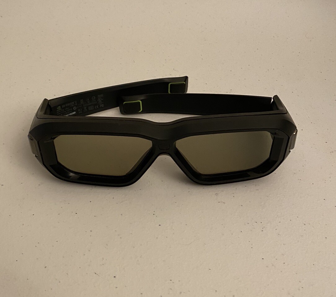 Nvidia 3D Vision 2 Wireless Glasses PC Gaming Black