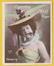 Cigarettes Melia Algeria Tobacco Card Tirage K - Parisette - cherries in mouth
