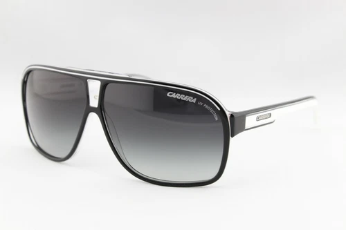 NEW Carrera Sunglasses Grand Prix 2 Black White T4M Sports UV Protect