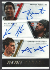 2015 Pen Pals #3 Green-Beckham Grayson Jameis Winston White Coates Yeldon Auto