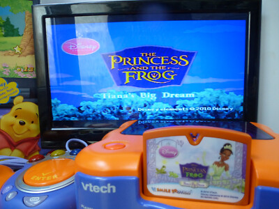DISNEY VTECH VSMILE MOTION PRINCESS&FROG TIANA S BIG DREAM LERNSPIEL CARTRI