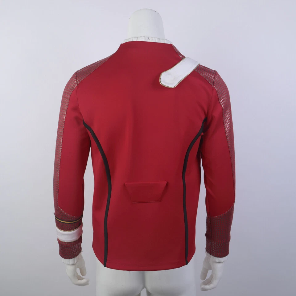 For Strange New Worlds Captain Pike MM Chaquetas Camisetas Uniformes Flota Estelar Foto 4 de 4