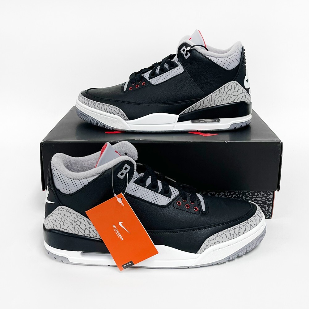 Air Jordan 3 Retro OG Black Cement 2024 MENS DN3707-010 NEW