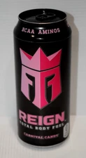 reign energy drink carnival candy full collectors can