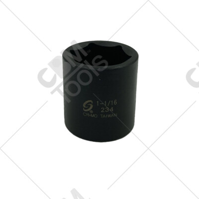 Juego De 9 Dados De Impacto Profundos Métricos 1/2″ – De 29 A 38 Mm, Acabado óxido Negro, ORRIGEY