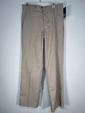 Dickies School Uniform Khaki Pants Boys 20 CLASSIC FIT Straight Leg Beige NWT