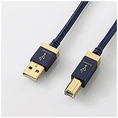 ELECOM USB Audio Cable A-USB B/2.0m DH-AB20 Brand new from Japan