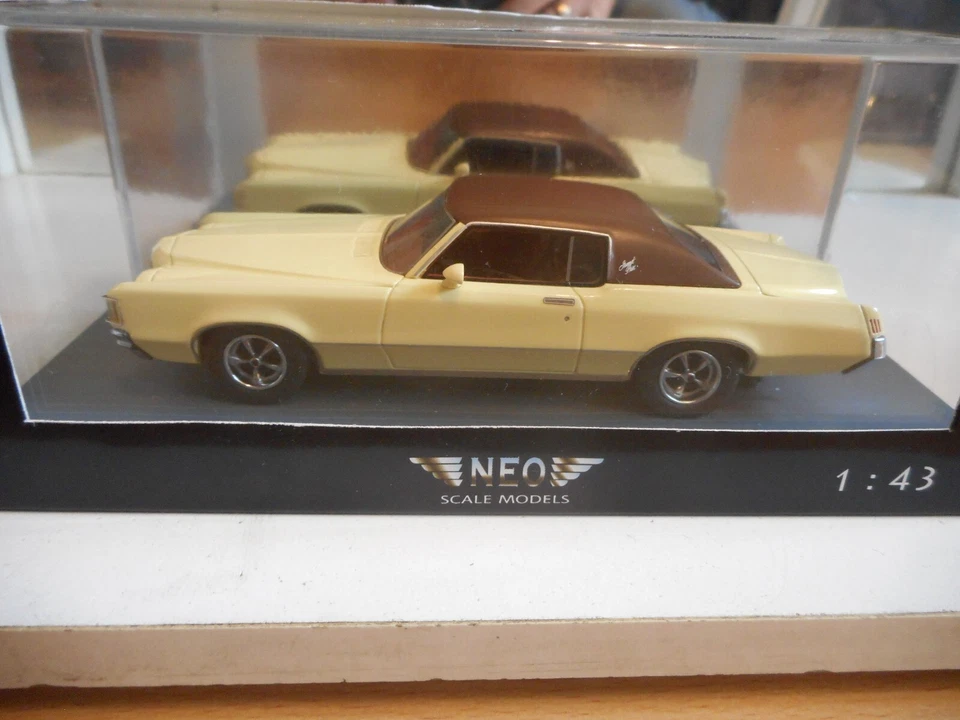 Neo Scale Models Pontiac Grand Prix en jaune au 1:43 en boîte - Photo 2/2