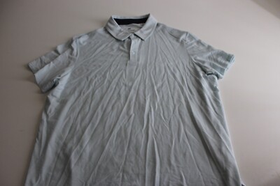 All In Motion Super Light Blue Thin POLO SHIRT XL Extra Large 