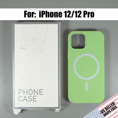Case designed for iPhone 12/12 PRO: Tea Green | Microfiber Lining | Magnetic