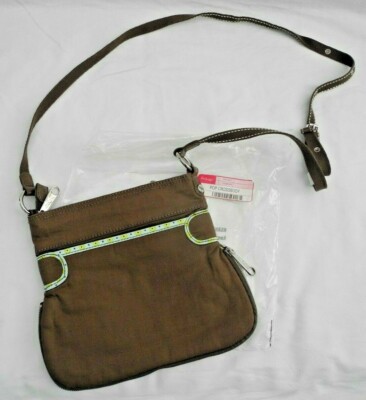 Thirty One ~Retired~ POP CROSSBODY Purse in BROWN ~New in