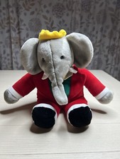 Vintage 1988 Gund Babar The Elephant Soft Plush Animal 14