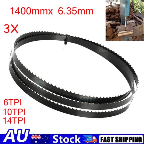 3X 1400mm Band saw Blade For OZITO BSW2580 BSW2581 Bandsaw 4/6/10TPI