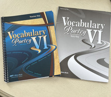Abeka  Vocabulary Poetry VI  Teacher Key &  Q...