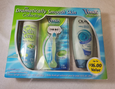 Gillette Venus Embrace Razor Set - Dramatically Smooth Skin Collection RARE 2008