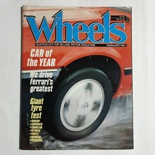WHEELS - Australia's Top Motoring Magazine February, 1984 HOLDEN,FERRARI,NISSAN