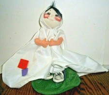 ANNALEE HALLOWEEN GHOST TRICK OR TREATER 1990 8" MADE IN USA