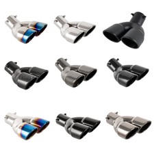 Car Modification Exhaust Pipe Muffler Universal Thickened Dual Outlet Tailpipe