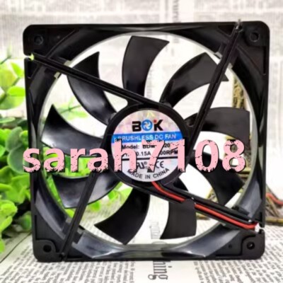 1PC BOK Ultra-thin BDM12020S 12V 0.15A Ultra-quiet cooling fan 2
