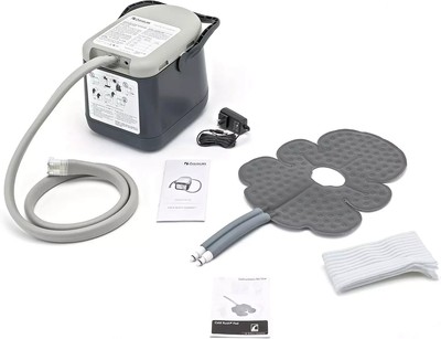Cold Rush Compact Therapy Machine System with Knee Pad - Ergonomic, Adjustable