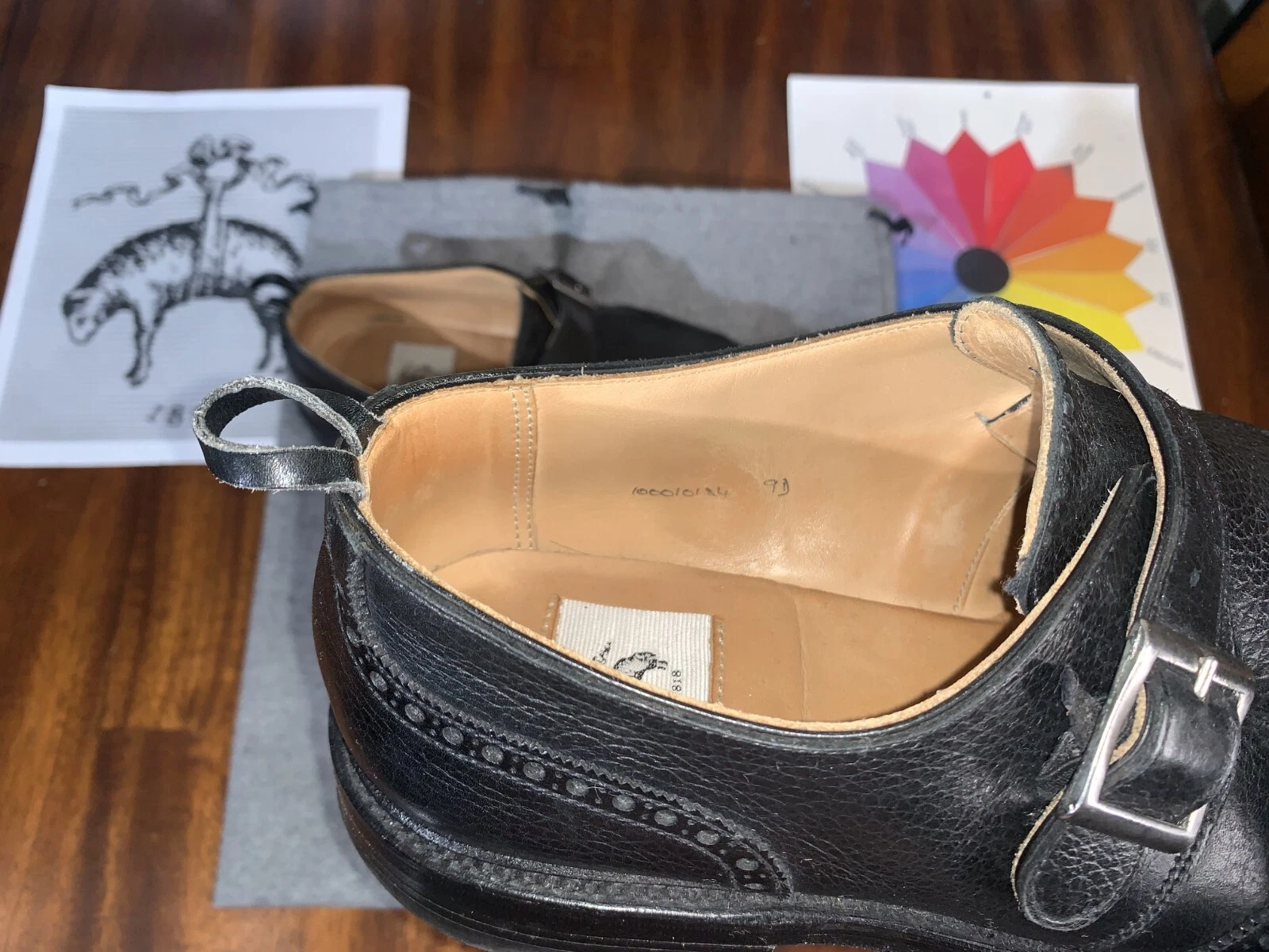 THOM BROWNE Brooks Brothers Celties neri pile 9 sopracciglia Thom