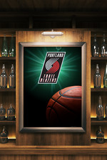 Portland Trail Blazers Basketball Wall Art Print NBA Gift Man Cave POSTER CANVAS
