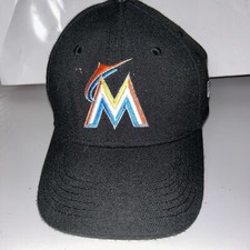 Miami Marlins MLB NE Youth Fitted Hat-Black